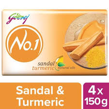 Godrej No.1 Sandal and Turmeric Bath Soap